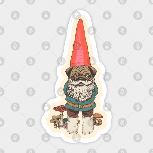 Pugnomie Sticker by huebucket